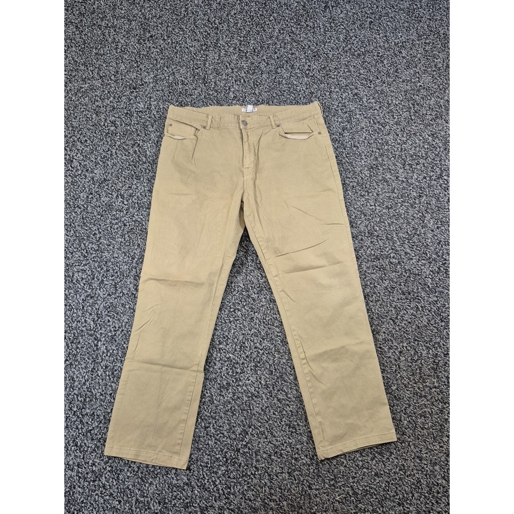 Peter Millar Ultimate Sateen Pants Mens 40x30 Tan Straight‎ Leg Cotton Stretch